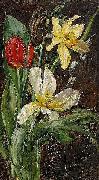 Anna Munthe-Norstedt Still Life with Flowers oil painting on canvas